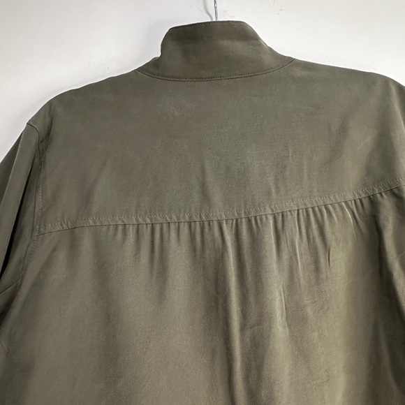Old Navy Casual Utility Military Jacket Army Green Women's Size 2X Snap Closure. - Picture 12 of 13